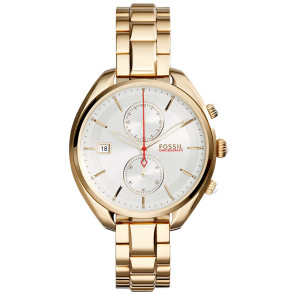 Watch strap Fossil CH2976 Stainless steel Gold Toned 14mm